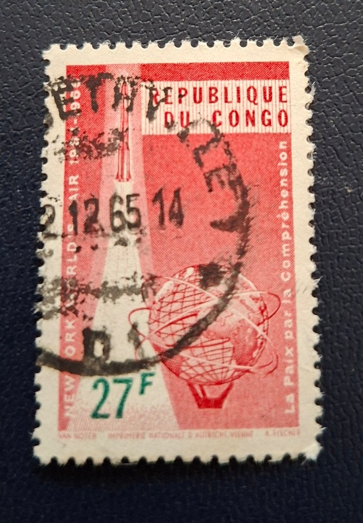 Timbre OBP 578 de la République démocratique du Congo, Enlèvement ou Envoi, Affranchi