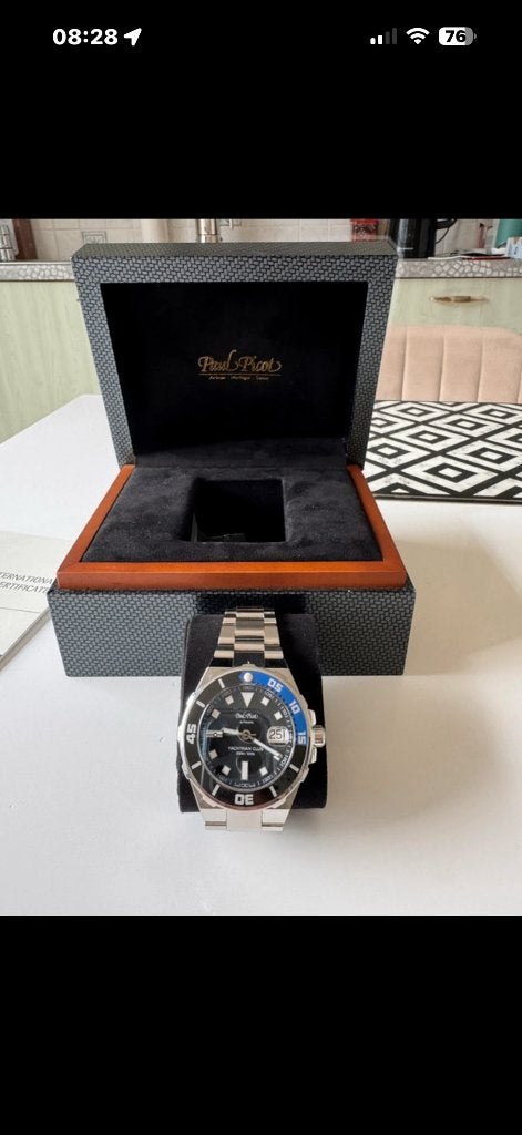 Paul Picot Yachtman Club Automatic, Montre-bracelet, Breitling, Comme neuf, Enlèvement