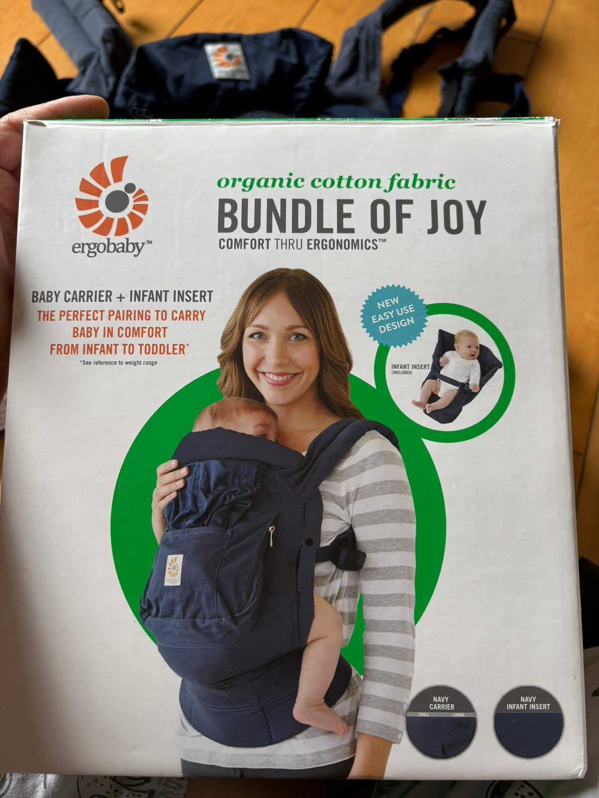 Porte bebe Ergobaby bundle of joy avec insert nouveau né, Enfants & Bébés, Enlèvement, Comme neuf, Porte-bébé