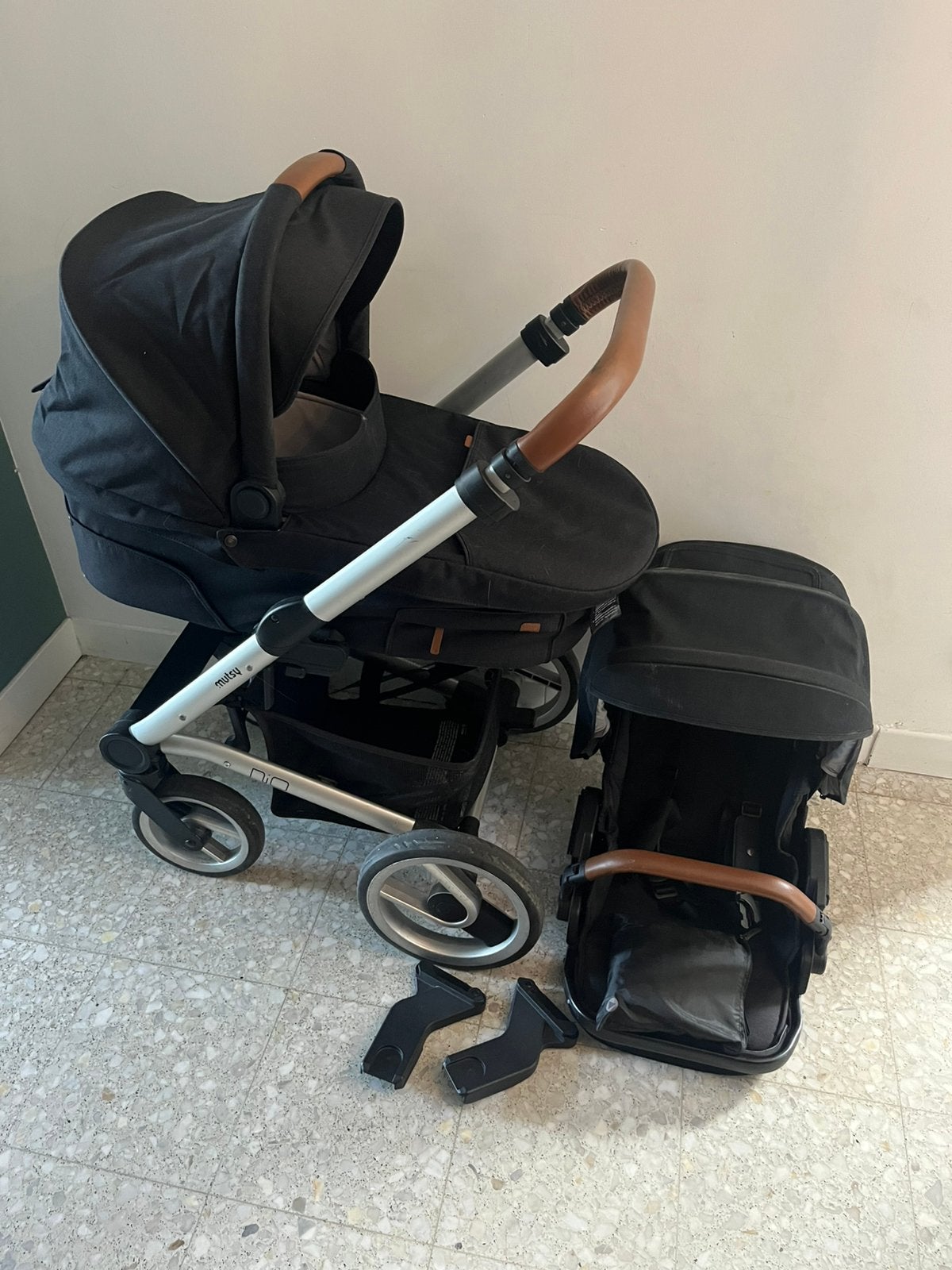 2in1 kinderwagen mutsy, Ophalen, Gebruikt