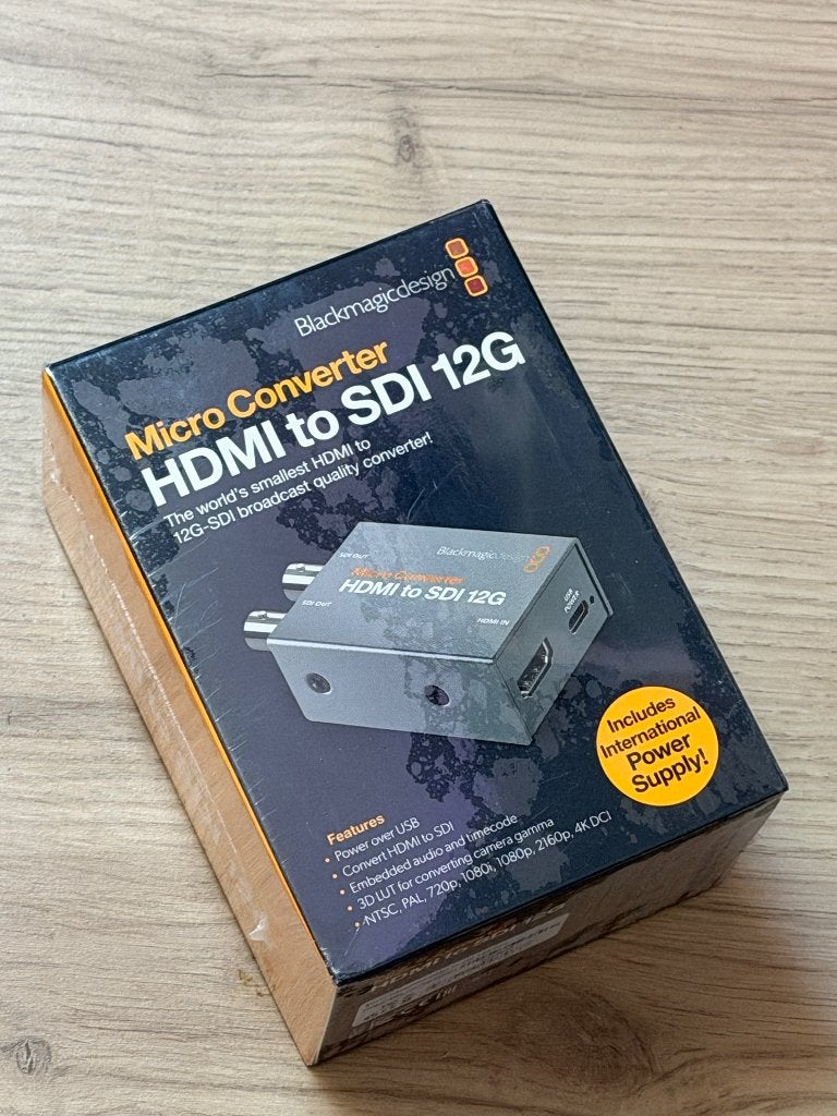 Blackmagic Design Micro Converter HDMI to SDI 12G, Audio, Tv en Foto, Ophalen of Verzenden, Nieuw