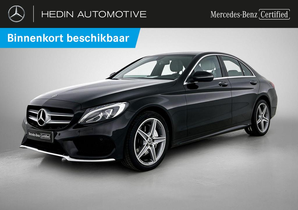 Mercedes-Benz C-klasse 180 d Berline AMG Line | Trekhaak | V, Auto's, Automaat, Achterwielaandrijving, Gebruikt, Euro 6