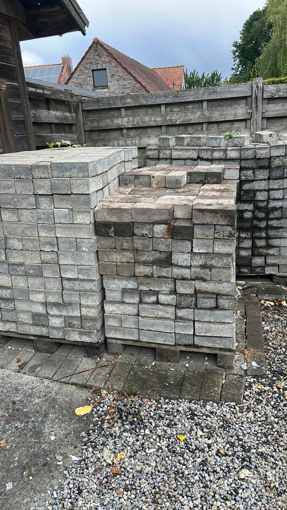 Pavés en béton, Enlèvement, Utilisé, 10 m²² ou plus, Briques