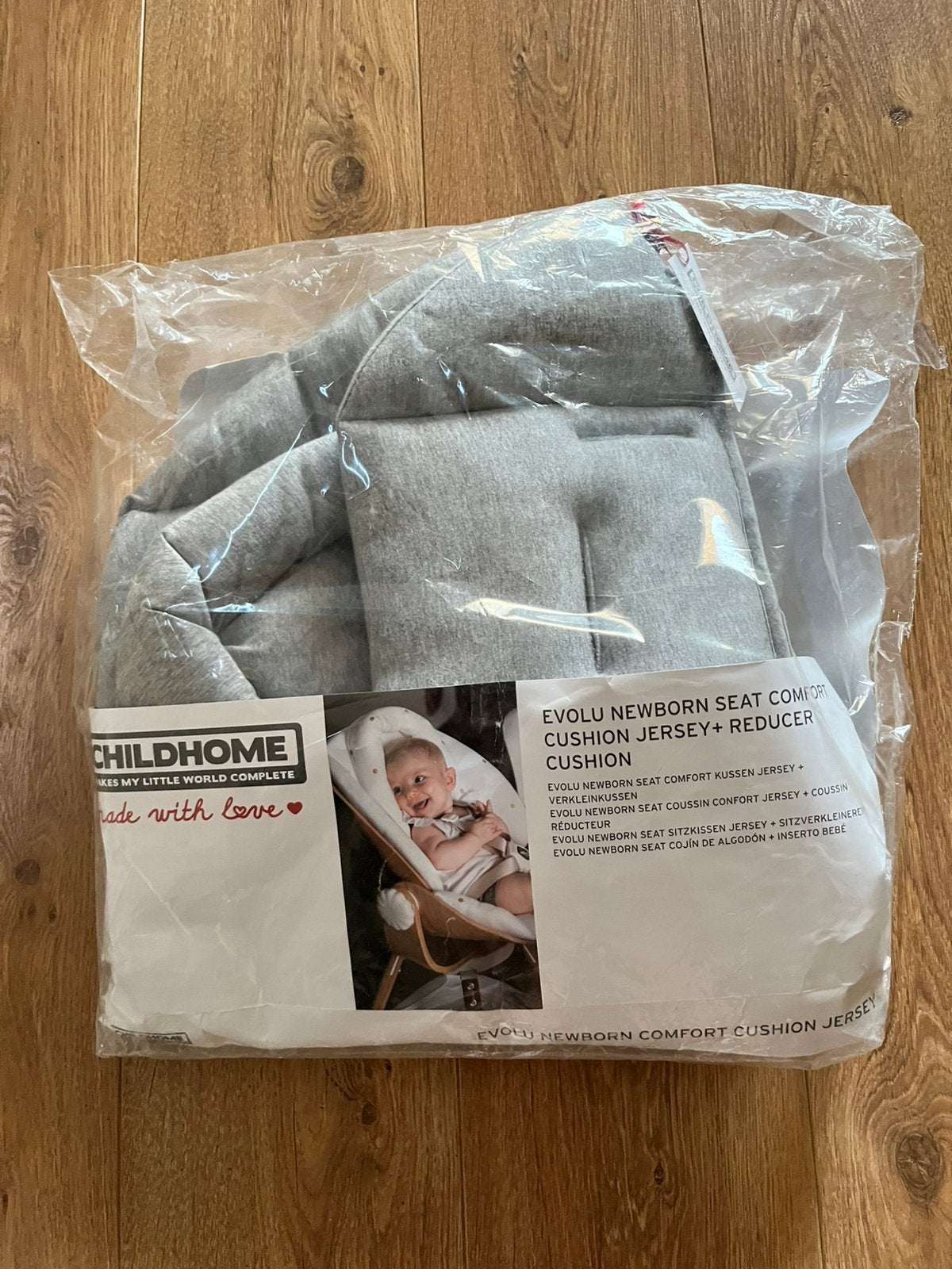 Childhome evolu newbornseat verkleinkussen grijs NIEUW, Enlèvement ou Envoi, Neuf, Autres types, Réducteur de chaise