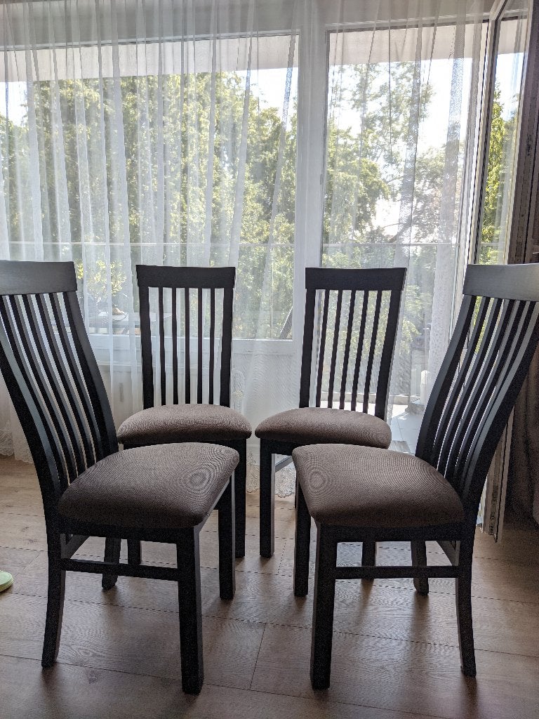 Chaises, Comme neuf, Enlèvement, Bois, Quatre