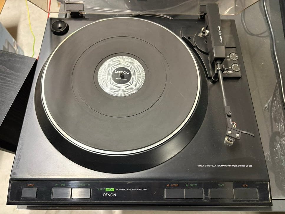 Denon DP-35F Volautomatische Direct Drive Platenspeler, Ophalen, Zo goed als nieuw, Platenspeler