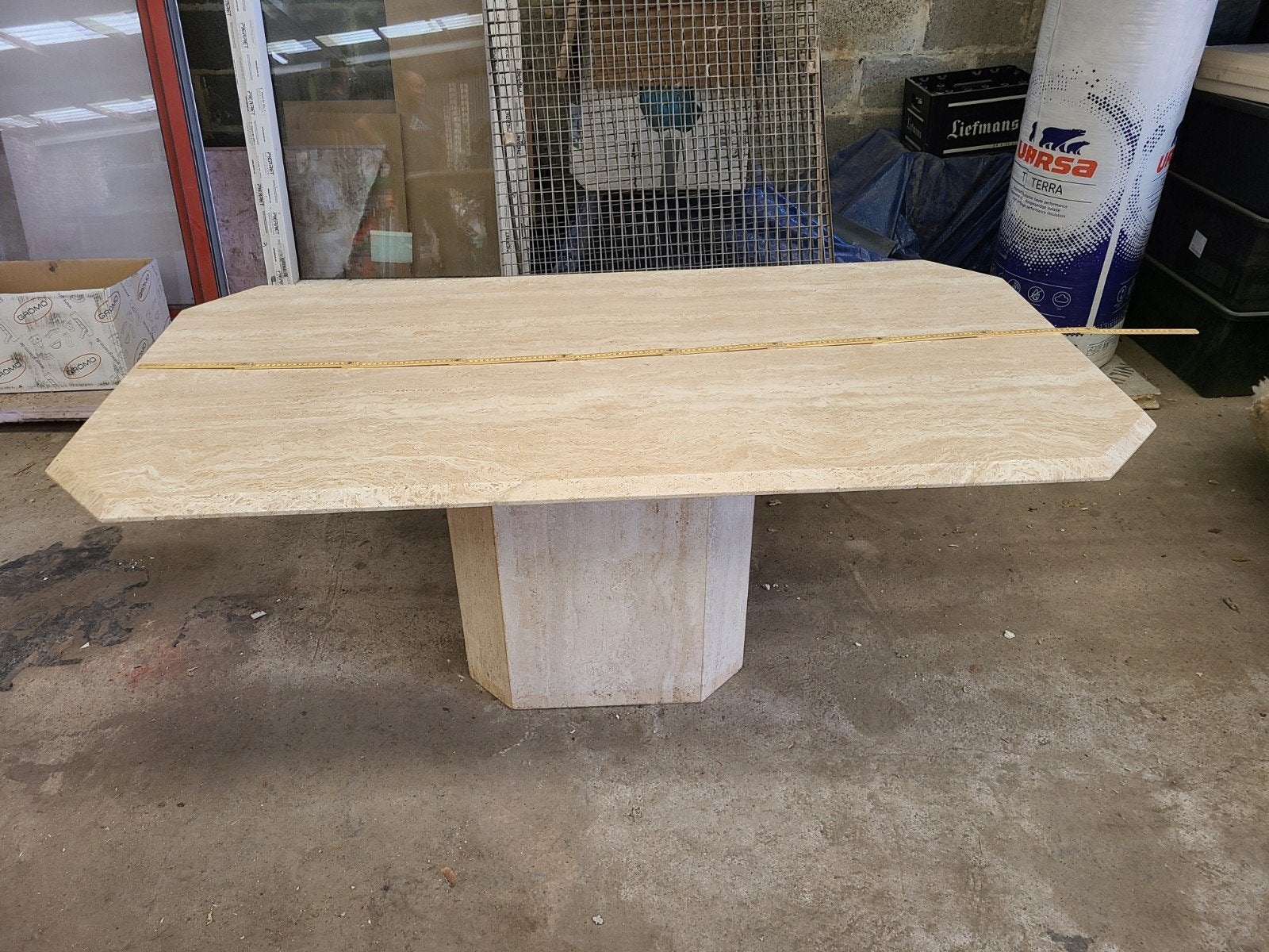 Table en travertin 170/70, Enlèvement