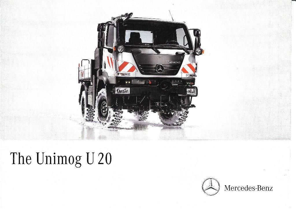 MERCEDES UNIMOG U20,  3 folders, Ophalen of Verzenden, Zo goed als nieuw, Mercedes