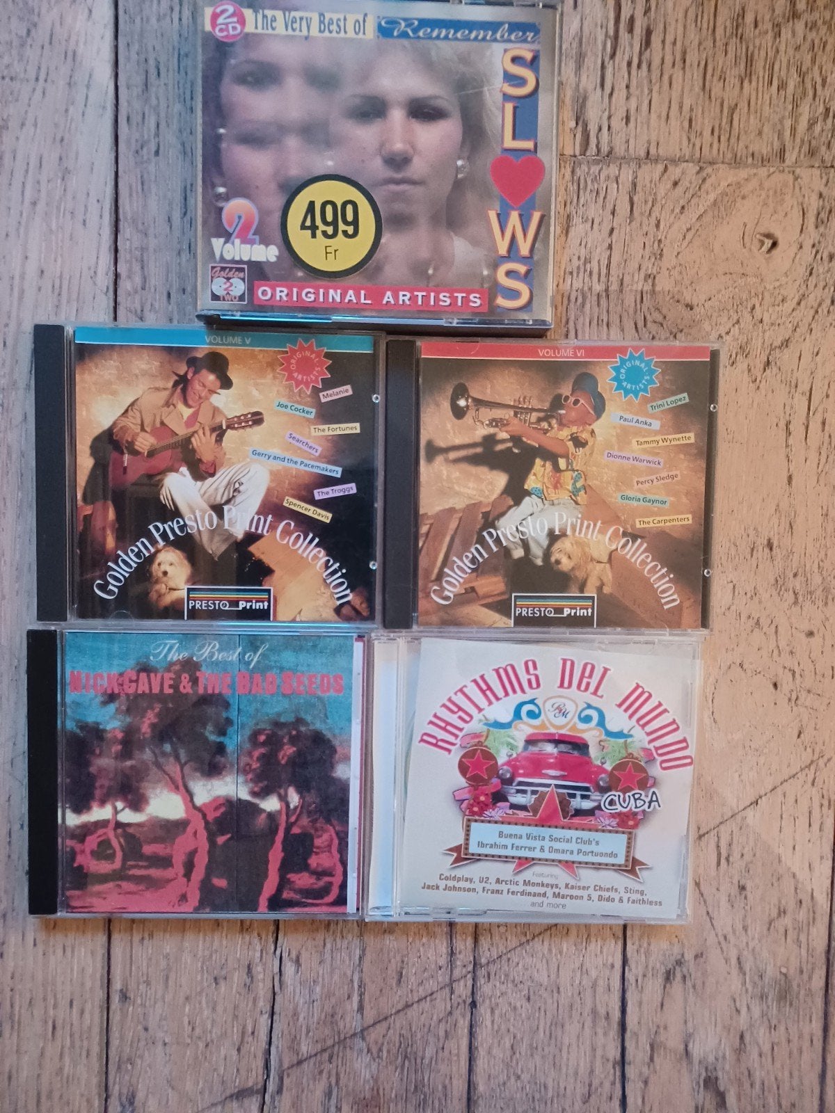 Cd's 120-tal, Ophalen