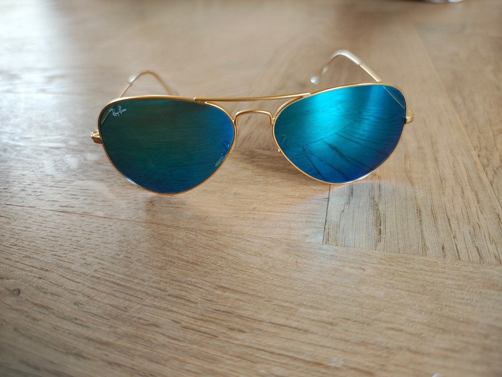 Ray-Ban RB3025 Aviator large metal 112/17, Zonnebril, Overige kleuren, Ophalen of Verzenden, Zo goed als nieuw