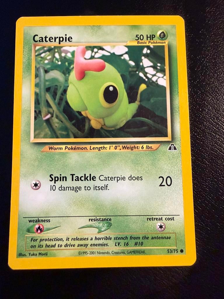 Caterpie, Ophalen of Verzenden, Gebruikt, Losse kaart