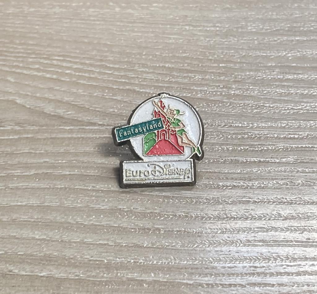 PIN - EURO DISNEY - FANTASYLAND - PETER PAN, Ophalen of Verzenden, Gebruikt, Figuurtje, Speldje of Pin