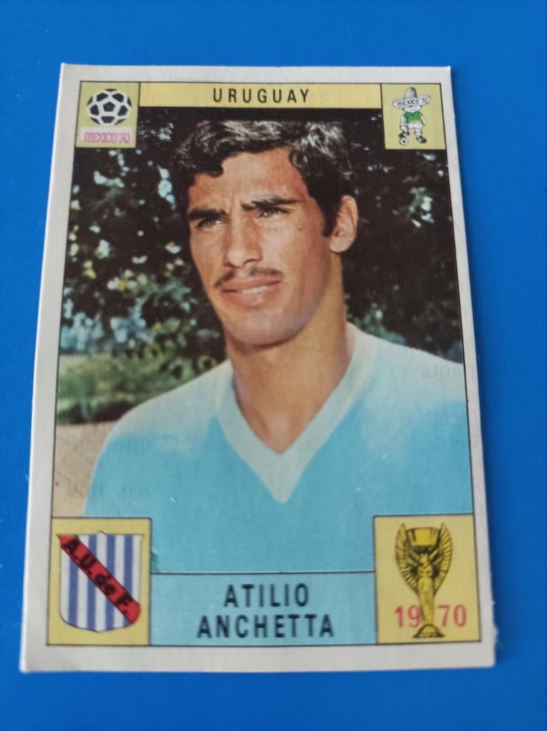 Panini Mexico 70 Uruguay Atillio Anchetta, Ophalen of Verzenden