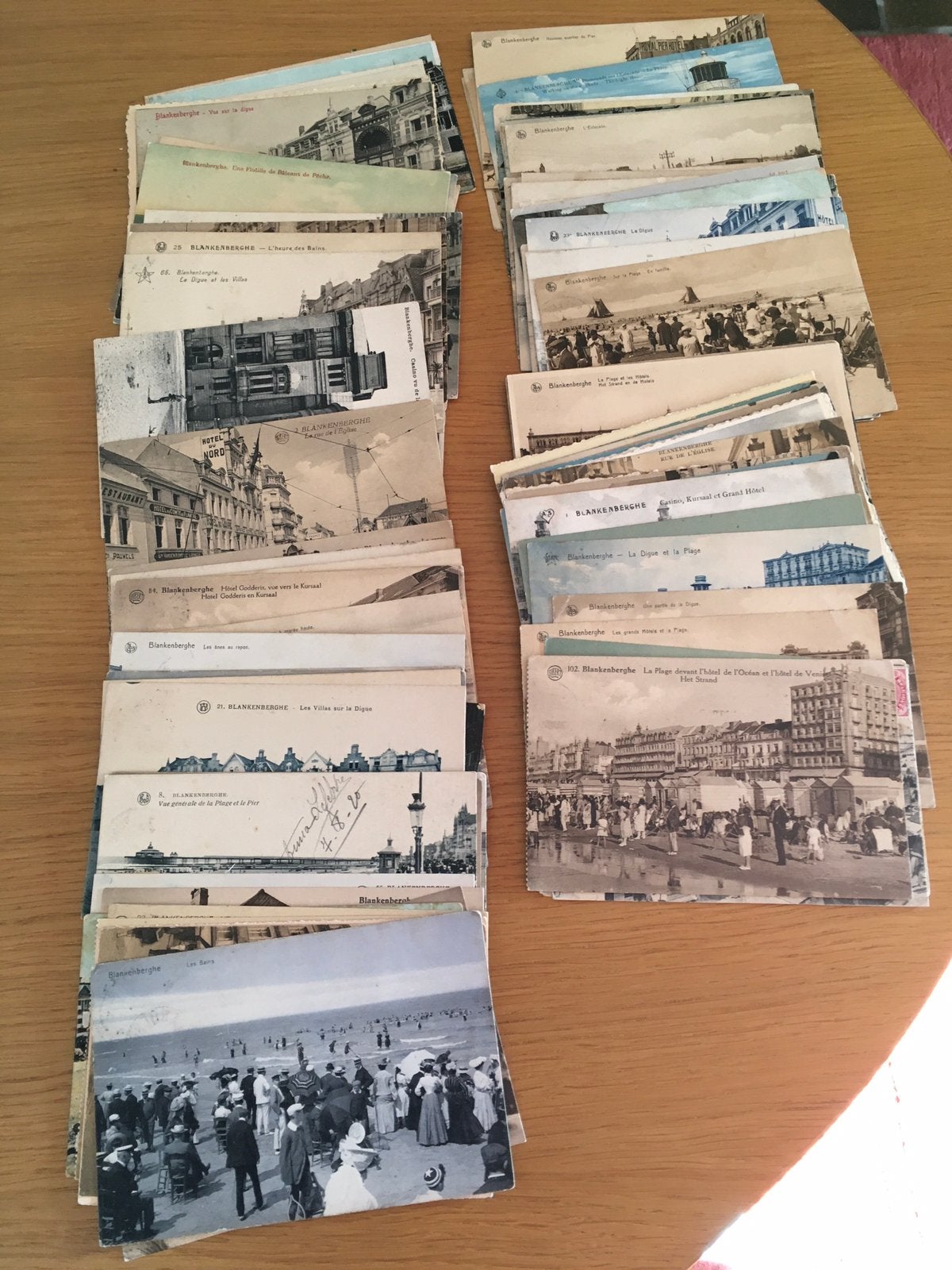 102 cartes postales Blankenberghe, Collections, Enlèvement ou Envoi, Affranchie
