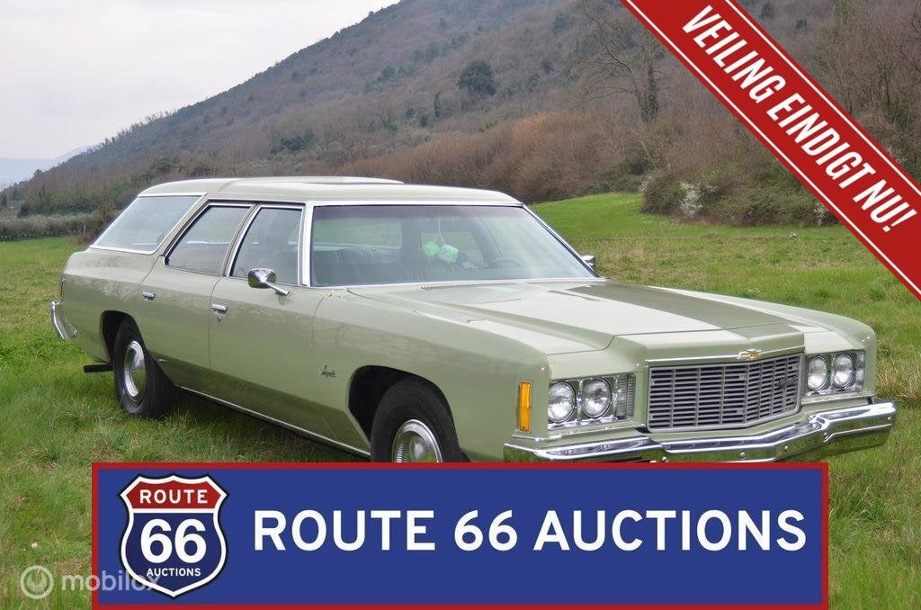 Chevrolet Impala Station Wagon | 1975 | Route 66 Auctions, Autos, Oldtimers & Ancêtres, Achat, Entreprise, Chevrolet, Boîte manuelle