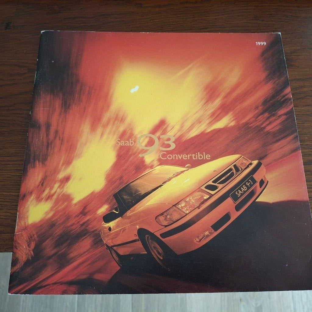 SAAB 93 Convertible 1999, Boeken, Auto's | Folders en Tijdschriften, Ophalen of Verzenden, Nieuw, Overige merken