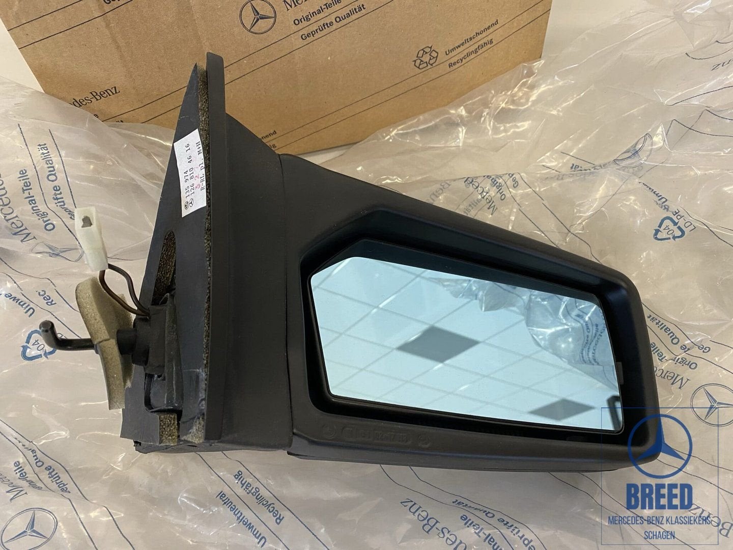 NOS buitenspiegel rechts voor Mercedes-Benz W126, -, Nieuw, Ophalen of Verzenden, -