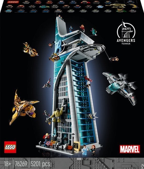 LEGO Marvel 76269 Avengers toren, Marvel, Lego, Nieuw, Ophalen of Verzenden