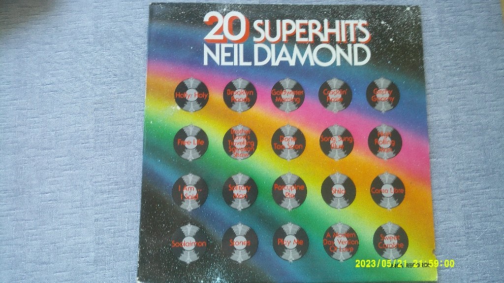 Neil Diamond – 20 superhits (LP), Cd's en Dvd's, Vinyl | Pop, Gebruikt, Ophalen of Verzenden