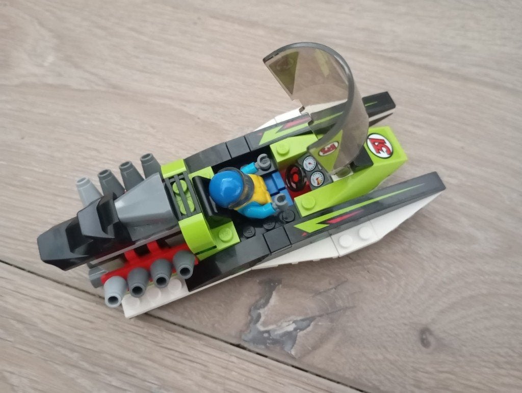 Bateau de course Lego City 60114, City, Enlèvement ou Envoi, Lego, Ensemble complet