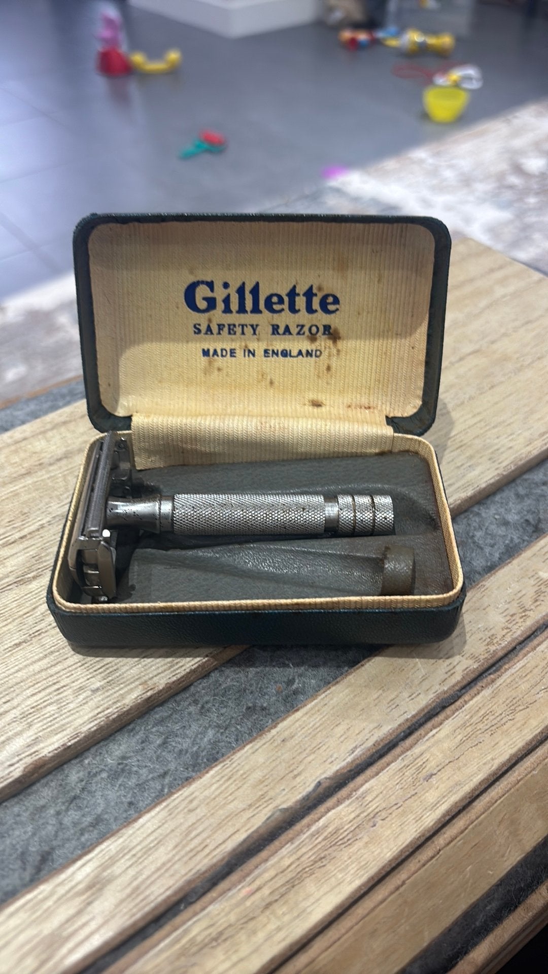 Vintage Gillette Rocket HD Safety Razor – made engeland, Ophalen of Verzenden, Nieuw