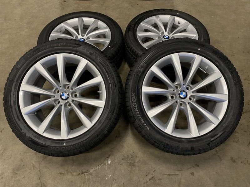 18 inch originele velgen + winterbanden BMW 5 6 7 serie styl, Auto-onderdelen, 18 inch, -, -, Banden en Velgen