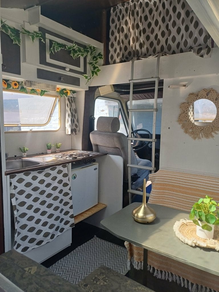 1983 Renault Master camping-car – 62.636 km –  permis b, Jusqu'à 4, Autres marques, Boîte manuelle, Douche