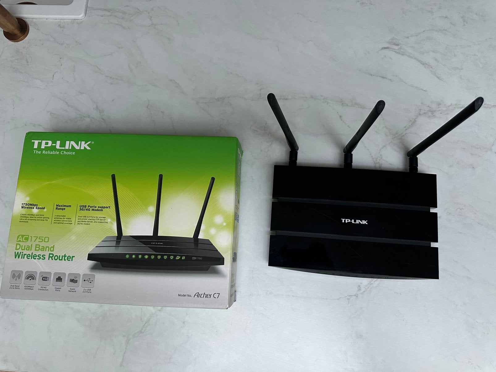 TP-Link AC1750 router, Ophalen, Zo goed als nieuw, Router