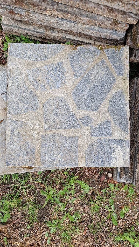 Dalles de terrasse en pierre, Jardin & Terrasse, Enlèvement, Utilisé