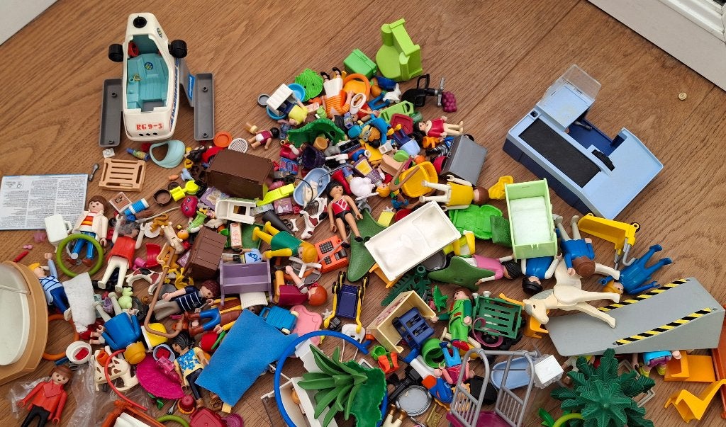 énorme lot accessoires meubles et figurines playmobil, Enlèvement, Utilisé, City life, Figurines