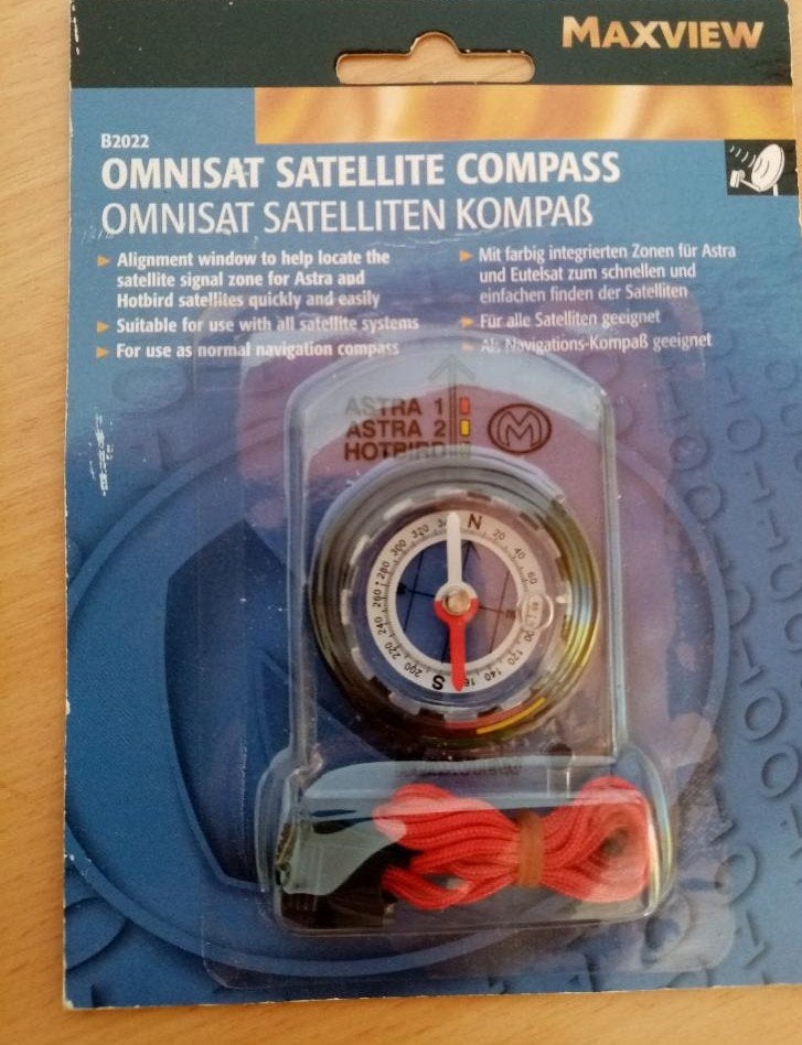 Maxview nieuw Omnisat satelliet kompas voor schotelantenne, Ophalen of Verzenden, Nieuw