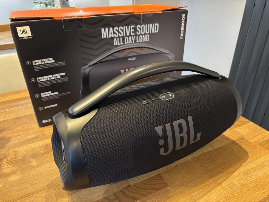 JBL Boombox 3 in doos, Ophalen of Verzenden, Zo goed als nieuw, JBL
