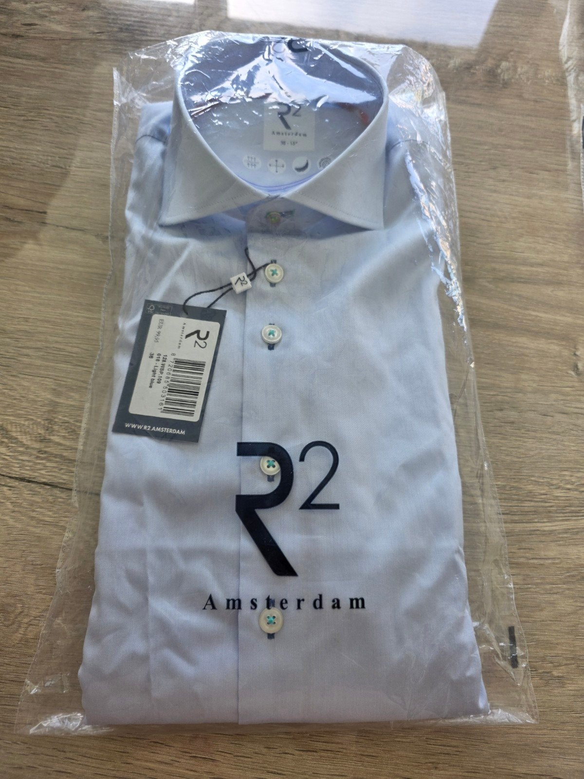 chemise bleu clair R2, Enlèvement ou Envoi, Neuf, Bleu, R2