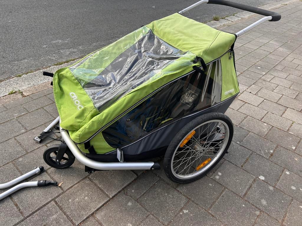 Croozer fietskar for 2, Vélos & Vélomoteurs, Accessoires vélo | Remorques, Utilisé, Remorque pour enfant, Pliable, Enlèvement