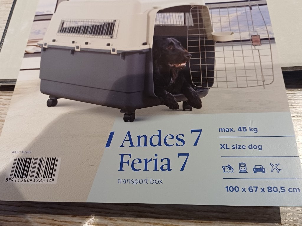 Cage pour chien XXL - banc de transport 100x67x80,5 cm, Enlèvement, Utilisé