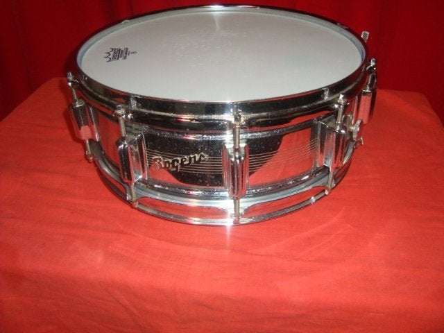 Vintage / gebruikt: Rogers DynaSonic Custom Built snare 145, Muziek en Instrumenten, Ophalen of Verzenden, Gebruikt, Trommel