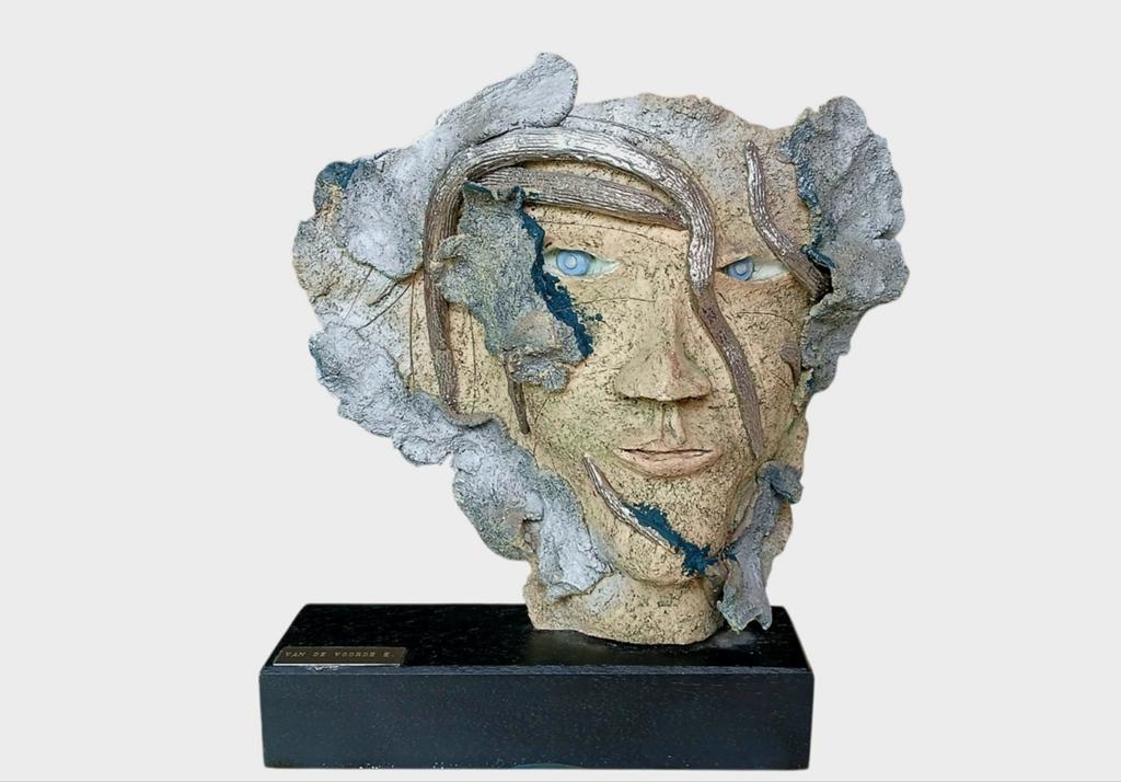 Aardewerken beeld van Emile van de Voorde., Antiek en Kunst, Ophalen