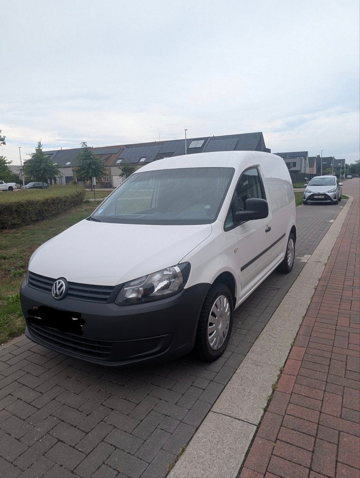 vw caddy 1.6 tdi, perfecte staat. Airco,trekh ,lichte vracht, Auto's, Volkswagen, Voorwielaandrijving, Euro 5, 1600 cc, Leder en Stof