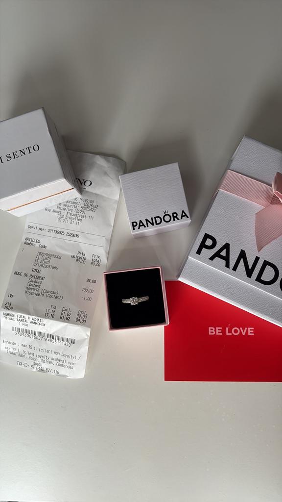 Nieuwe TI SENTO ring maat 52 – €70 – met Pandora doosje, Enlèvement ou Envoi, Neuf, 20 ou plus grands, Femme