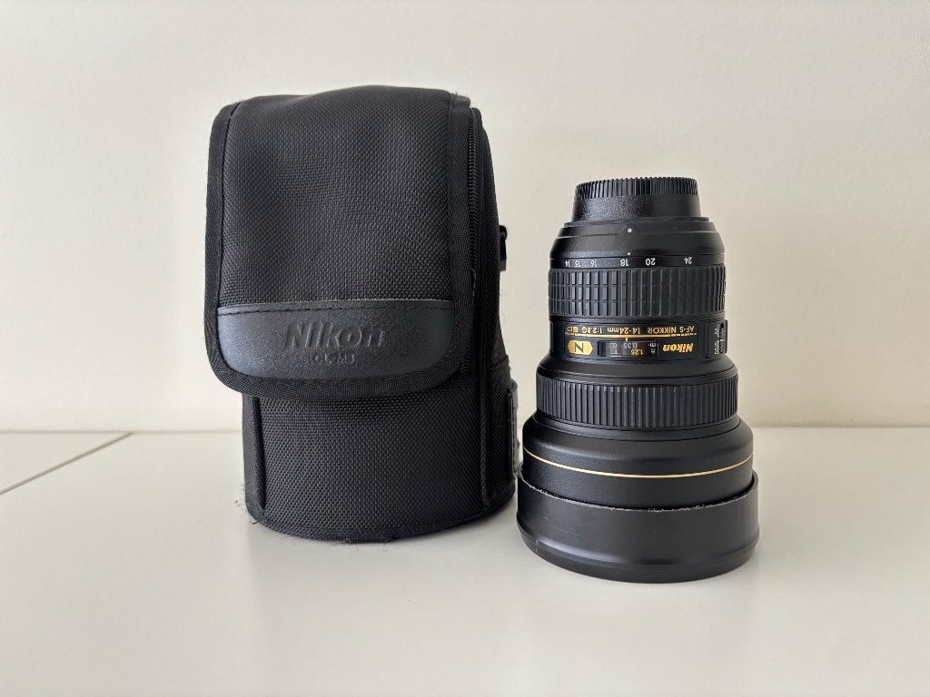 Nikkor AF-S 14-24mm f2.8 G ED, TV, Hi-fi & Vidéo, Photo | Lentilles & Objectifs, 14 mm, Nikon, Utilisé, Objectif grand angle