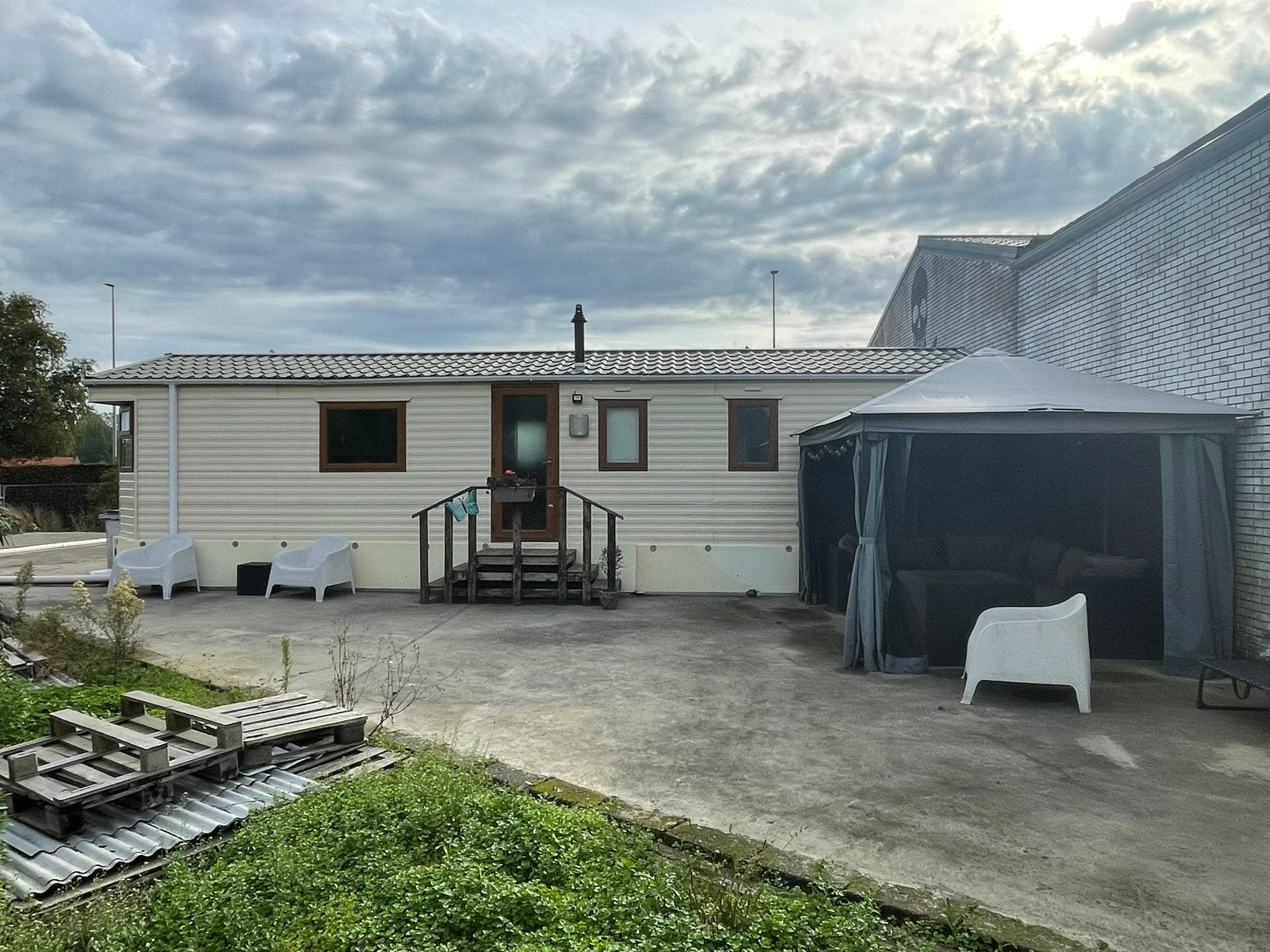 Mooie lichtrijke wintervaste stacaravan zonder staplaats, Jusqu'à 3