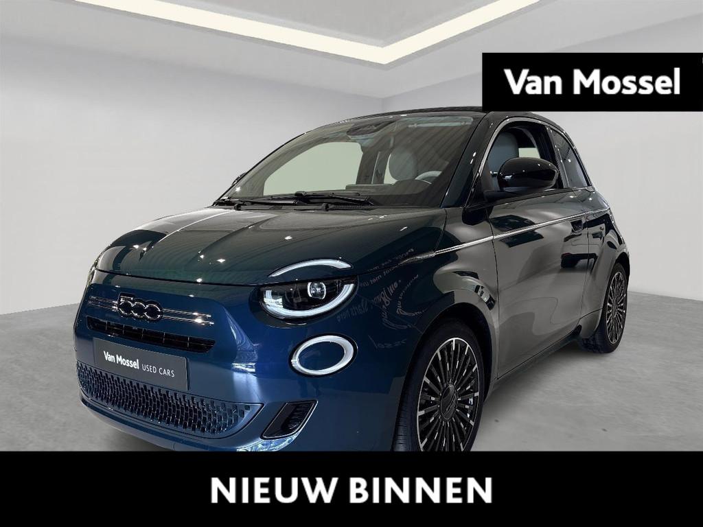 Fiat 500C 1.0 Hybrid LA PRIMA cabrio, Voorwielaandrijving, 4 zetels, Stof, Gebruikt