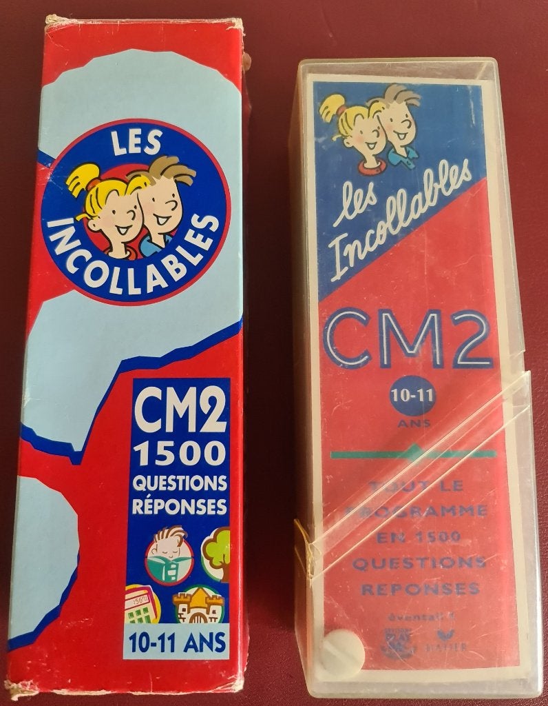 Les Incollables - 10/11 ans (CM2)  2 x 1.500 questions, Enlèvement ou Envoi, Utilisé