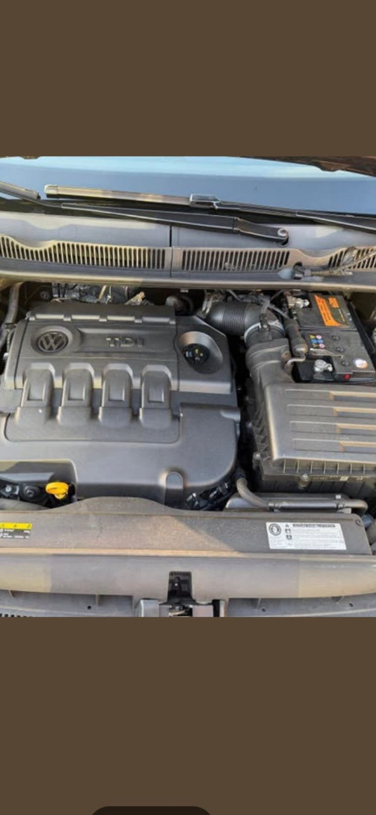 Volkswagen Touran 2,0 TDI 110KW DSG 2017 bruin, Particulier, Brun, Achat