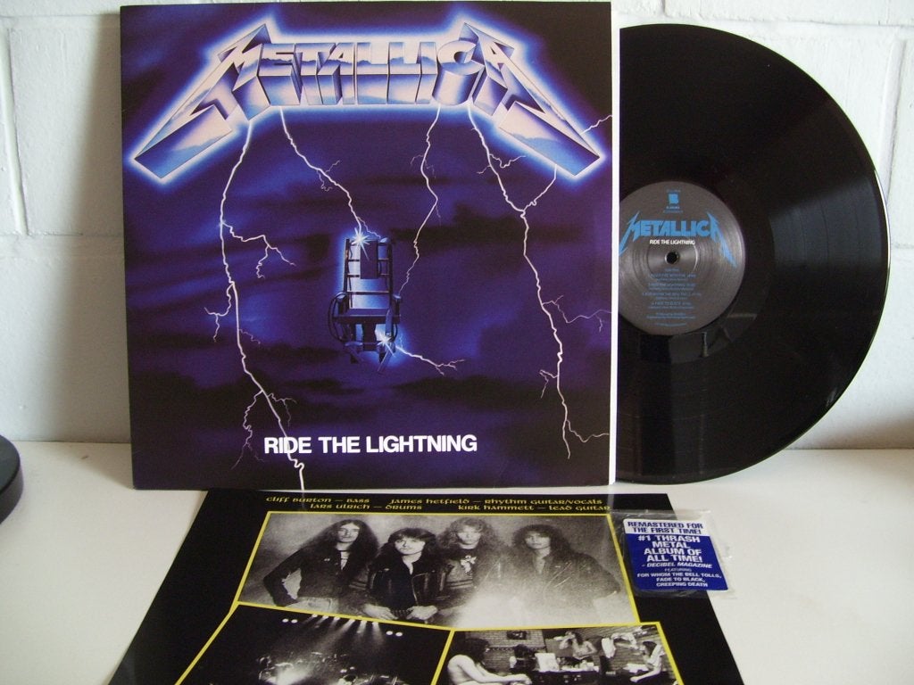 METALLICA  ride the lightning, Thrash metal, Enlèvement ou Envoi, Avec insert, Comme neuf