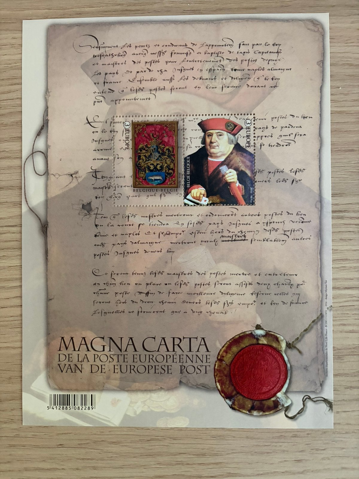 Magna Carta 2016, bloc 237 (obp) **, Enlèvement ou Envoi, Neuf