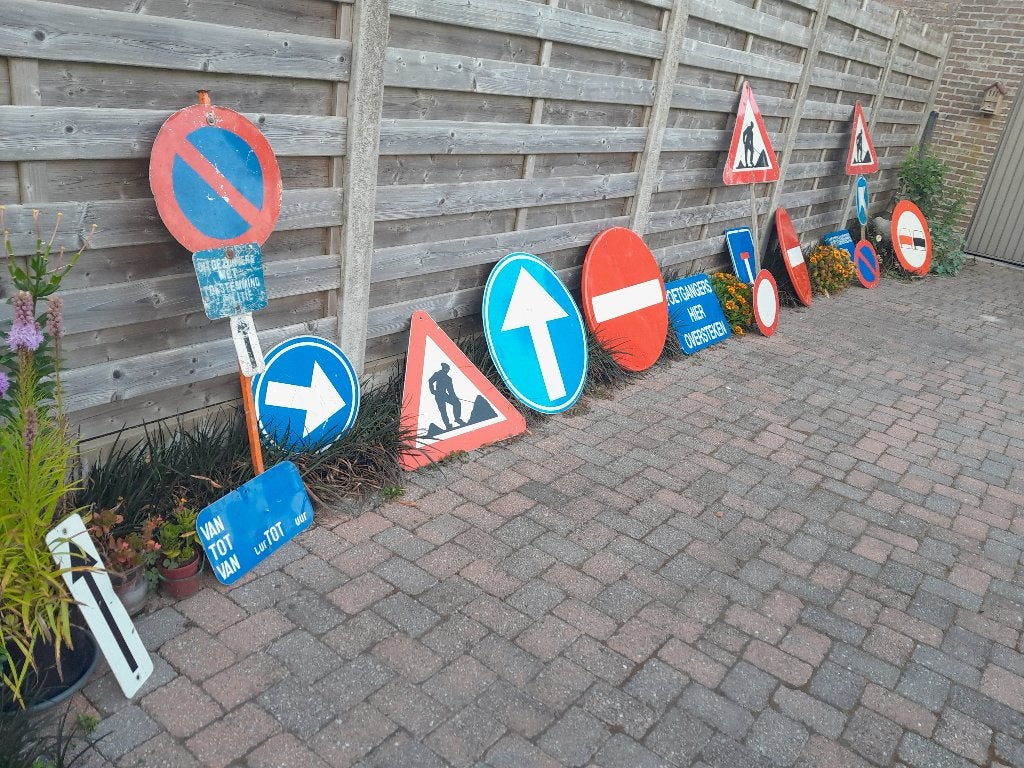 verkeerssignalisatie borden varia, Ophalen, Gebruikt, Auto's