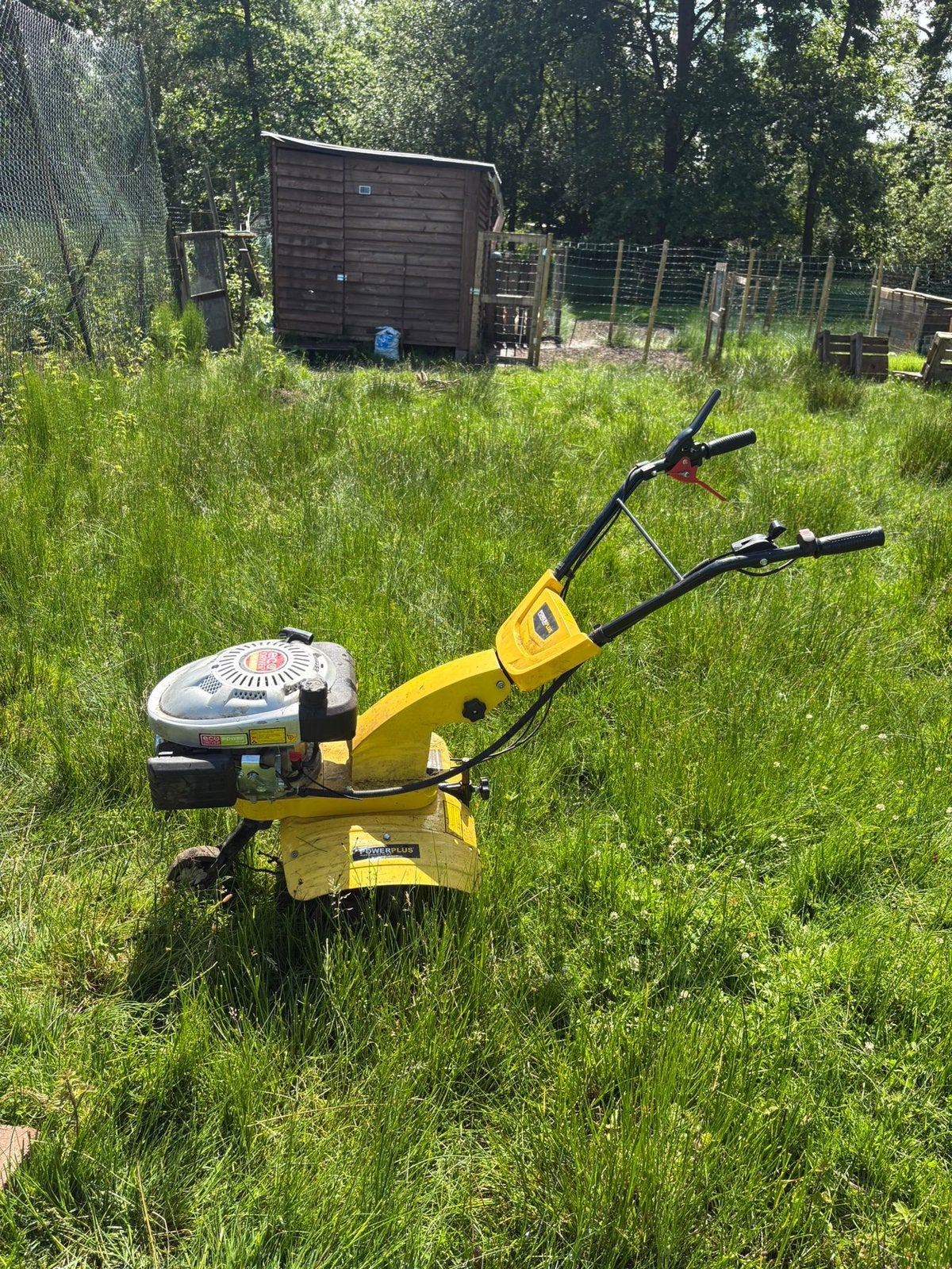 Powerplus POWXG7214 tuinfrees 173cc, Doe-het-zelf en Bouw, Gereedschap | Freesmachines, Tuinfrees, Ophalen