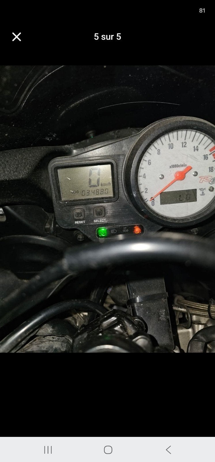 YZF-R6, Enlèvement, Utilisé