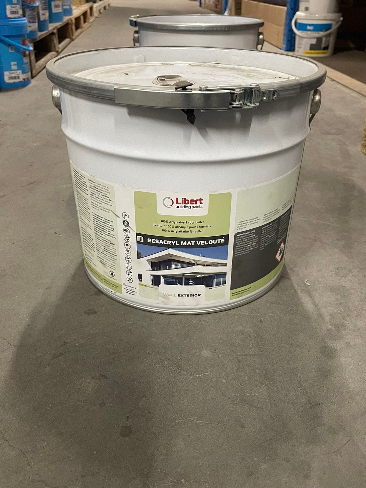 Resacryl mat velouté; acrylaatverf voor buiten, Doe-het-zelf en Bouw, Verf, Beits en Lak, Ophalen, 5 tot 10 liter, Wit, Verf